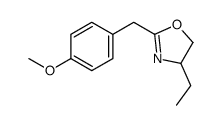 4-ethyl-2-[(4-methoxyphenyl)methyl]-4,5-dihydro-1,3-oxazole Structure