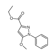 ethyl 5-methoxy-1-phenylpyrazole-3-carboxylate Structure