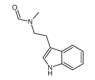 N-[2-(1H-indol-3-yl)ethyl]-N-methylformamide结构式