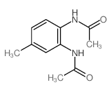N-(2-acetamido-5-methyl-phenyl)acetamide结构式