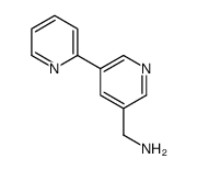 (5-(pyridin-2-yl)pyridin-3-yl)methanamine结构式