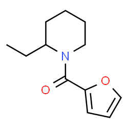 Piperidine, 2-ethyl-1-(2-furanylcarbonyl)- (9CI) structure