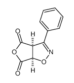 3-phenyl-4,5-dihydro-isoxazole-4r,5c-dicarboxylic acid anhydride结构式