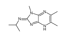 3,5,6-trimethyl-N-propan-2-ylimidazo[4,5-b]pyrazin-2-amine结构式