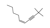 (Z)-2,2-Dimethyl-5-decen-3-yne Structure