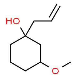 Cyclohexanol, 3-methoxy-1-(2-propenyl)- (9CI) structure