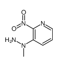 1-methyl-1-(2-nitropyridin-3-yl)hydrazine结构式
