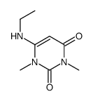 6-(ethylamino)-1,3-dimethylpyrimidine-2,4-dione Structure