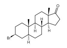 3β-bromo-5αH-androstan-17-one Structure