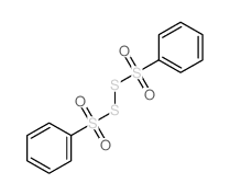 Disulfide,bis(phenylsulfonyl)结构式