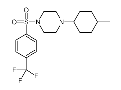 Piperazine, 1-(4-methylcyclohexyl)-4-[[4-(trifluoromethyl)phenyl]sulfonyl]- (9CI) picture