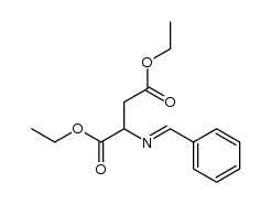 diethyl 2-(benzylideneamino)succinate结构式