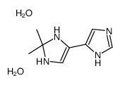 4,4-Bi-1H-imidazole,2,2-dimethyl-,dihydrate (9CI) Structure