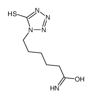 6-(5-sulfanylidene-2H-tetrazol-1-yl)hexanamide Structure