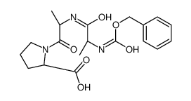 (2S)-1-[(2S)-2-[[(2S)-2-(phenylmethoxycarbonylamino)propanoyl]amino]propanoyl]pyrrolidine-2-carboxylic acid Structure