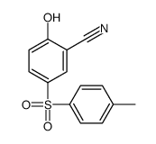 2-hydroxy-5-(4-methylphenyl)sulfonylbenzonitrile结构式