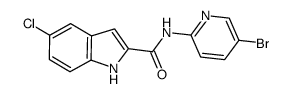 N-(5-bromopyridin-2-yl)-5-chloro-1H-indole-2-carboxamide结构式