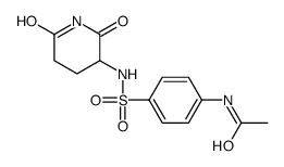 N-[4-[(2,6-dioxopiperidin-3-yl)sulfamoyl]phenyl]acetamide Structure