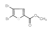 4,5-二溴噻吩-2-甲酸甲酯结构式