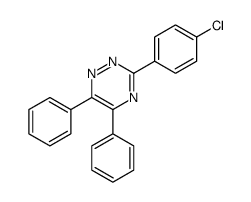 3-(4-chlorophenyl)-5,6-diphenyl-1,2,4-triazine Structure