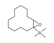 trimethyl(13-oxa-bicyclo[10.1.0]tridecan-1-yl)silane Structure
