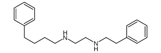 N-(4-phenylbutyl)-N'-(2-phenylethyl)ethane-1,2-diamine结构式