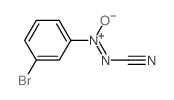 (3-bromophenyl)-cyanoimino-oxido-azanium Structure