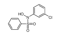 N-(3-chlorophenyl)-N-hydroxybenzenesulfonamide Structure