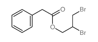 2,3-dibromopropyl 2-phenylacetate结构式