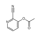 2-cyanopyridin-3-yl acetate结构式