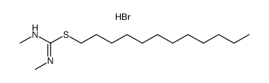 S-dodecyl-N,N'-dimethyl-isothiourea, hydrobromide结构式