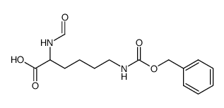 Nα-Formyl-Nε-benzyloxycarbonyl-lys结构式