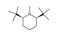 1-Methyl-2,6-t-butylpiperidine Structure