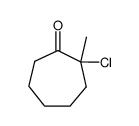 2-chloro-2-methylcycloheptanone Structure