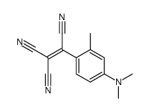 2-[4-(dimethylamino)-2-methylphenyl]ethene-1,1,2-tricarbonitrile结构式