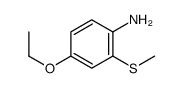 Benzenamine, 4-ethoxy-2-(methylthio)- (9CI)结构式