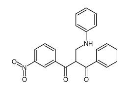 2-(anilinomethyl)-1-(3-nitrophenyl)-3-phenylpropane-1,3-dione结构式