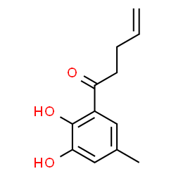 4-Penten-1-one, 1-(2,3-dihydroxy-5-methylphenyl)- (9CI)结构式