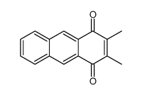 2,3-dimethylanthracene-1,4-dione结构式
