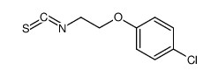 1-Chloro-4-(2-isothiocyanato-ethoxy)-benzene结构式