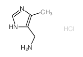 5-甲基-1H-咪唑-4-甲胺结构式