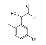 (5-bromo-2-fluorophenyl)(hydroxy)acetic acid结构式