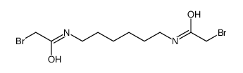 2-bromo-N-[6-[(2-bromoacetyl)amino]hexyl]acetamide结构式