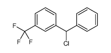 1-[chloro(phenyl)methyl]-3-(trifluoromethyl)benzene结构式