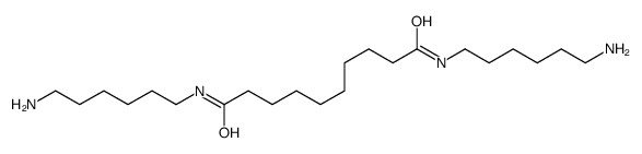 N,N'-bis(6-aminohexyl)decanediamide Structure