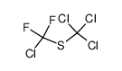 (chloro-difluoro-methyl)-trichloromethyl sulfide Structure