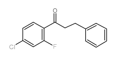 4'-CHLORO-2'-FLUORO-3-PHENYLPROPIOPHENONE Structure