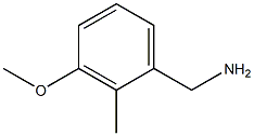 (3-methoxy-2-methylphenyl)methanamine结构式