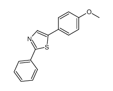 5-(4-methoxyphenyl)-2-phenyl-1,3-thiazole结构式