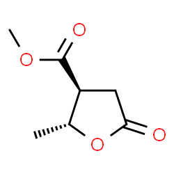 3-Furancarboxylicacid,tetrahydro-2-methyl-5-oxo-,methylester,(2R,3S)- Structure